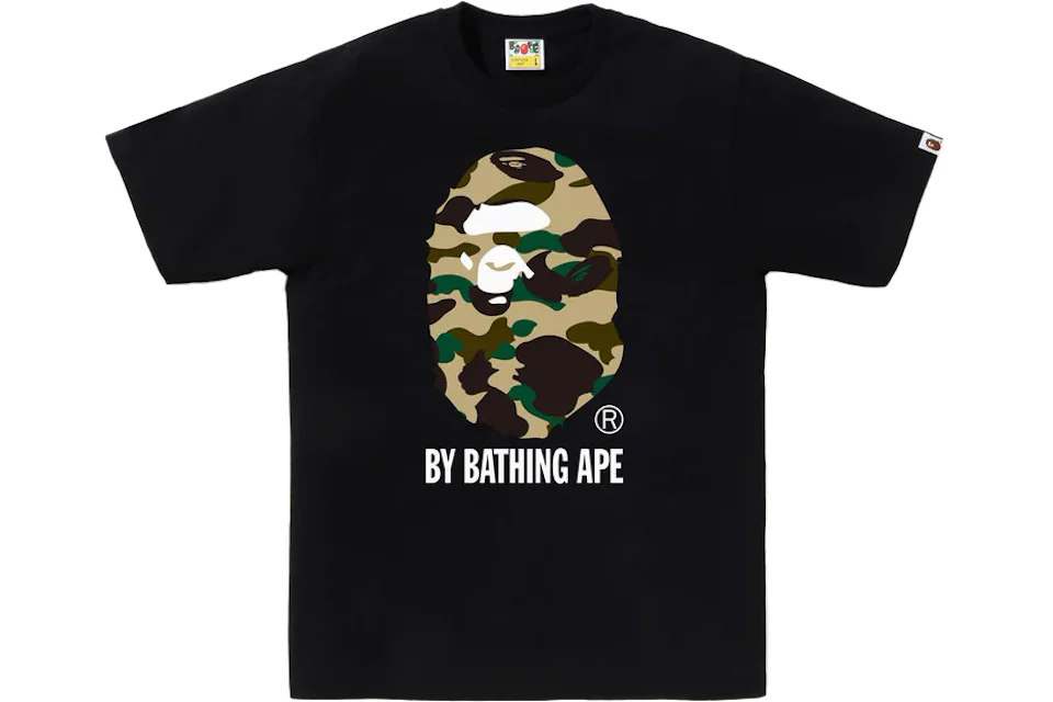 BAPE 1st Camo By Bathing Ape Tee Black/Yellow