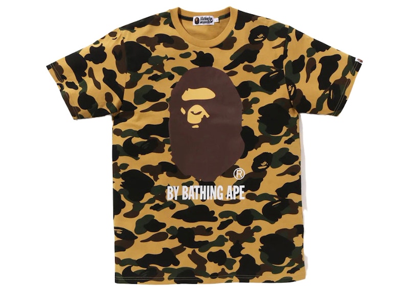 BAPE 1st Camo By Bathing Ape Tee Yellow - SS23 Men's - US