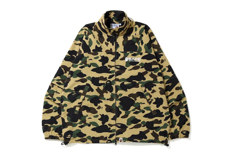 BAPE 1st Camo Classic Rain Jacket Yellow Men's - SS20 - US