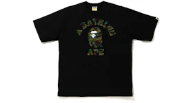 BAPE 1st Camo College Relaxe Fit Tee Black/Green