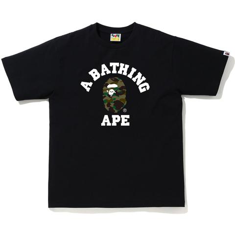 BAPE 1st Camo College T-Shirt Black/Green メンズ - Permanent ...