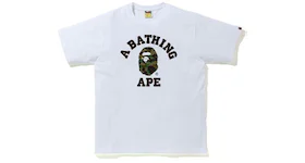 BAPE 1st Camo College T-Shirt (SS20) White/Green
