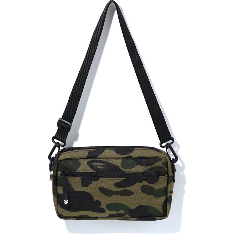 BAPE 1st Camo Cordura Mini Shoulder Bag (M) Green - FW19 - US