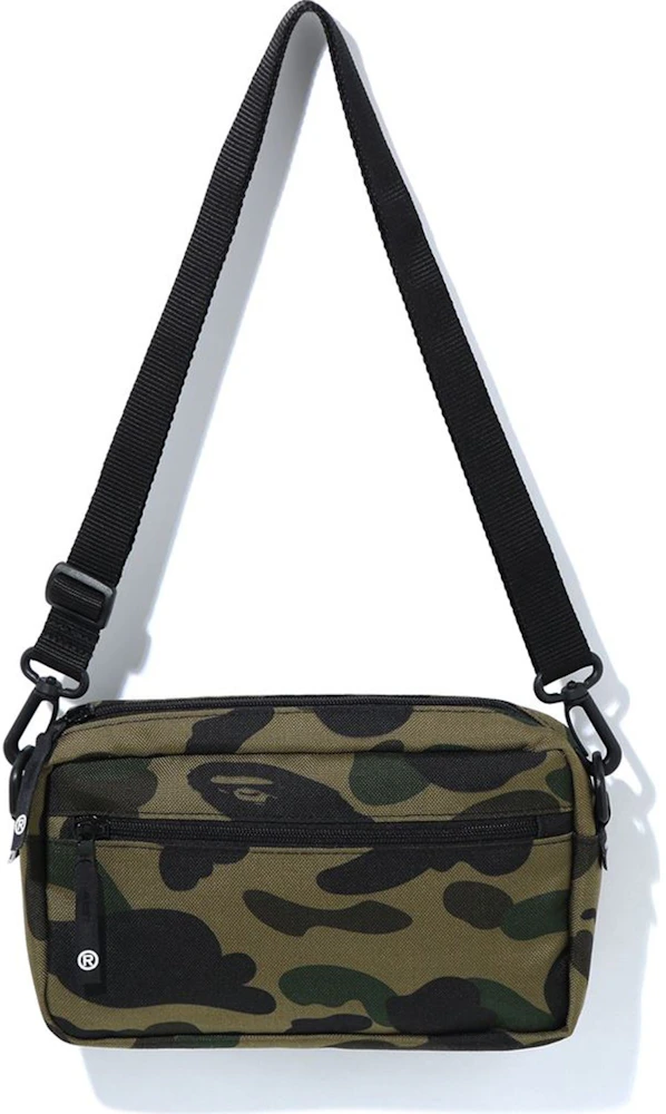 BAPE 1st Camo Cordura Mini Shoulder Bag (M) Green - FW19 - US