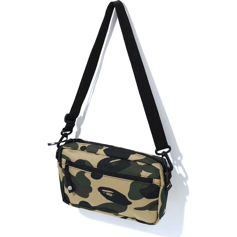 BAPE 1st Camo Cordura Mini Shoulder Bag (M) Yellow - FW19 - US