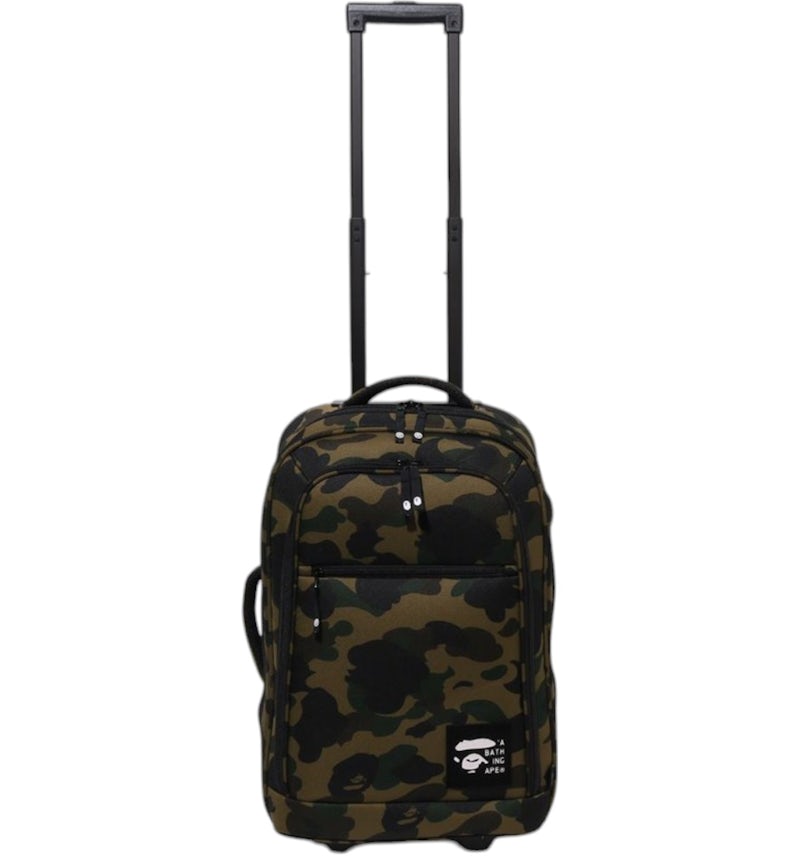 BAPE 1st Camo Cordura Travel Luggage Green SS24 US
