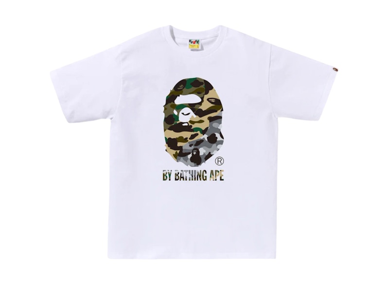 トップス 1ST CAMO CRAZY BY BATHING APE TEE BAPE 1st Camo Crazy By Bathing Ape Tee White Men's - SS25 - US