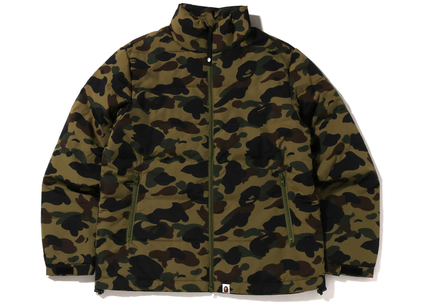 BAPE 1st Camo Down Jacket Green Men's FW22 US