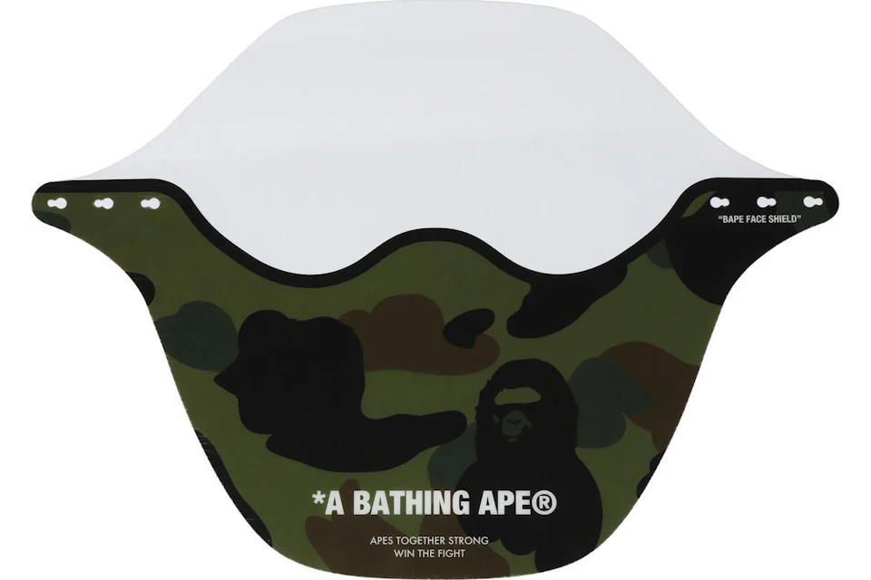 BAPE 1st Camo Face Shield Green