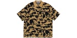 BAPE 1st Camo Jacquard Relax Fit Polo Shirt Yellow