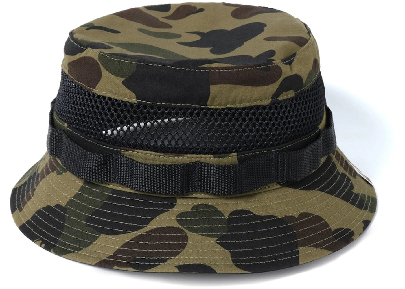 BAPE 1st Camo Military Mesh Hat Green - SS19 - GB
