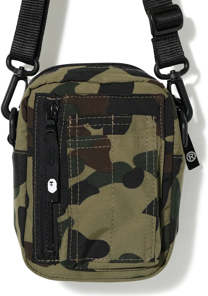 BAPE 1st Camo Military Shoulder Bag Green Men's - SS19 - US
