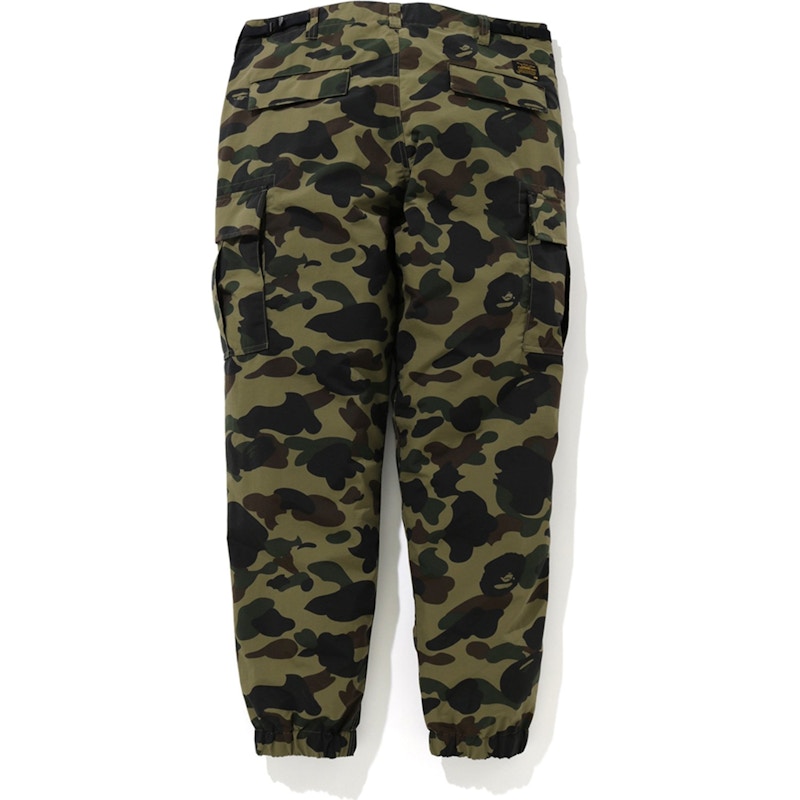 BAPE 1st Camo Nylon 6 Pocket Jogger Pants Green Herren - FW19 – DE