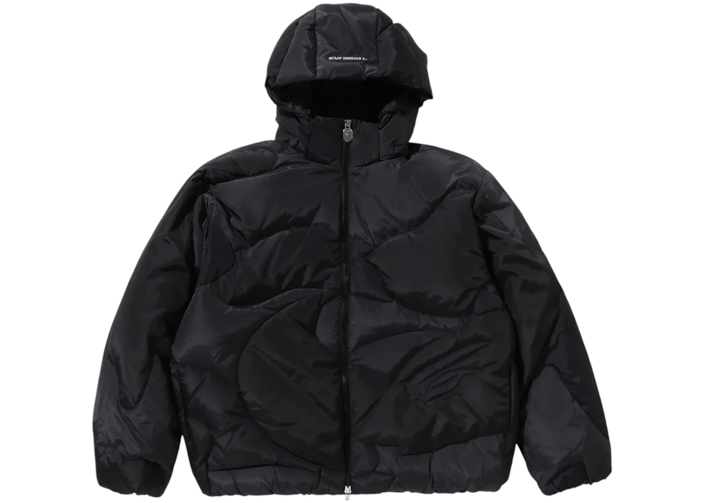 BAPE 1st Camo Nylon Down Jacket Black FW24 US - Main Image