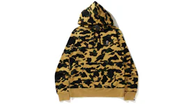 BAPE 1st Camo One Point Pullover Hoodie Yellow