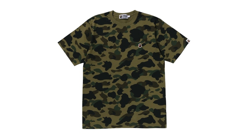 BAPE 1st Camo One Point Tee (SS26) Green