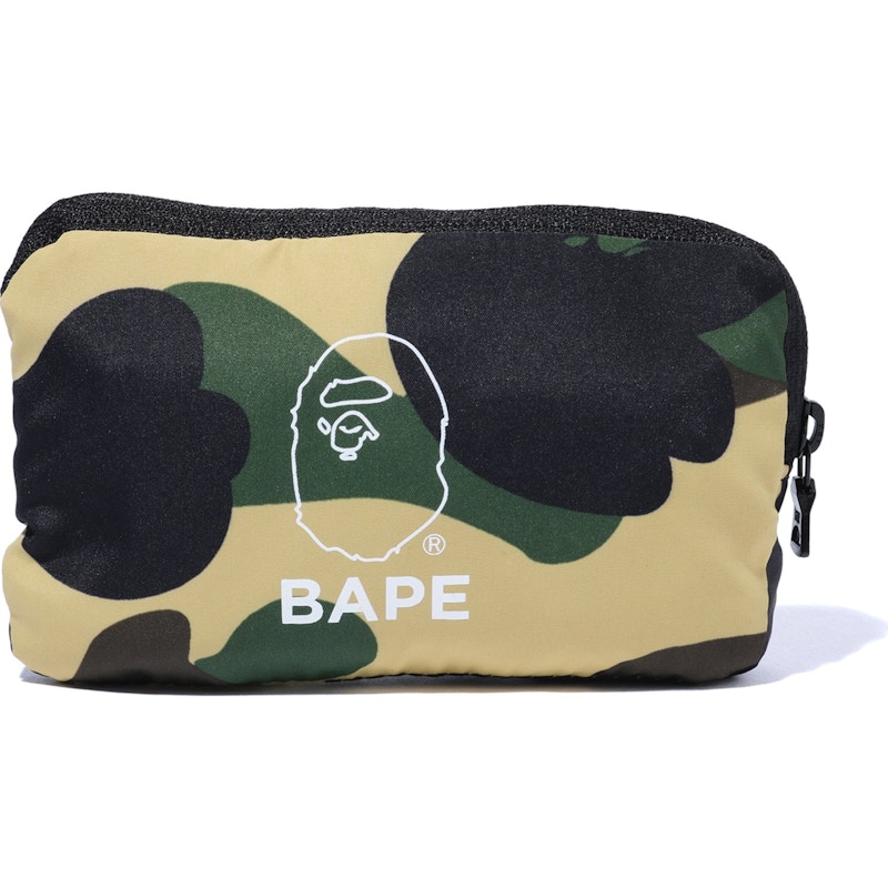 BAPE 1st Camo Packable Tote Bag Yellow - FW19 - US