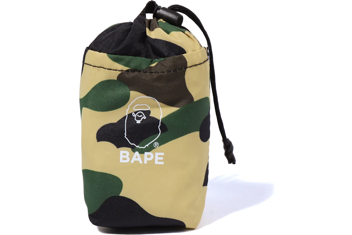 BAPE 1st Camo Packable Waist Bag Yellow