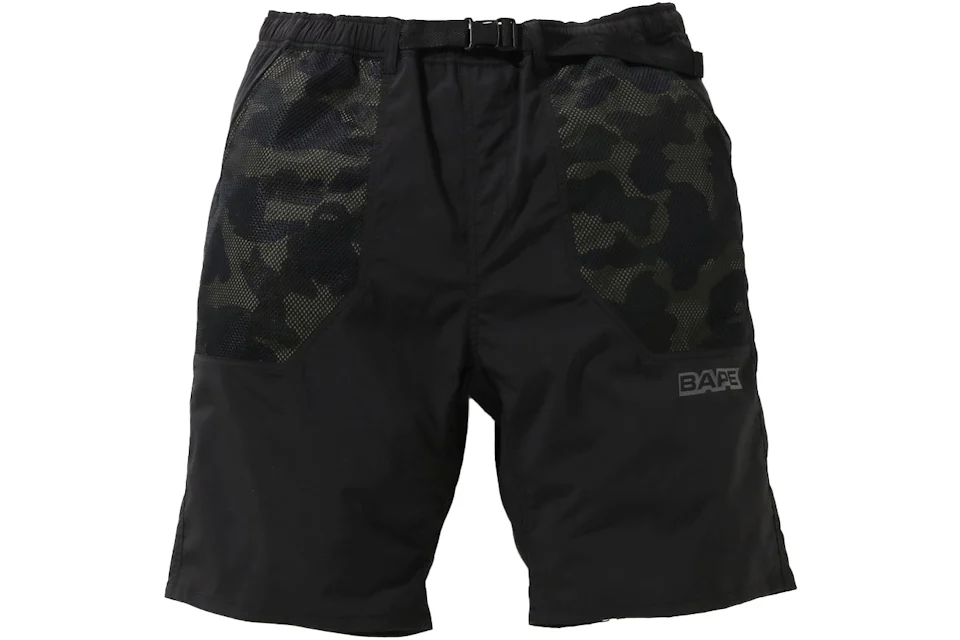 BAPE 1st Camo Pocket Shorts Black