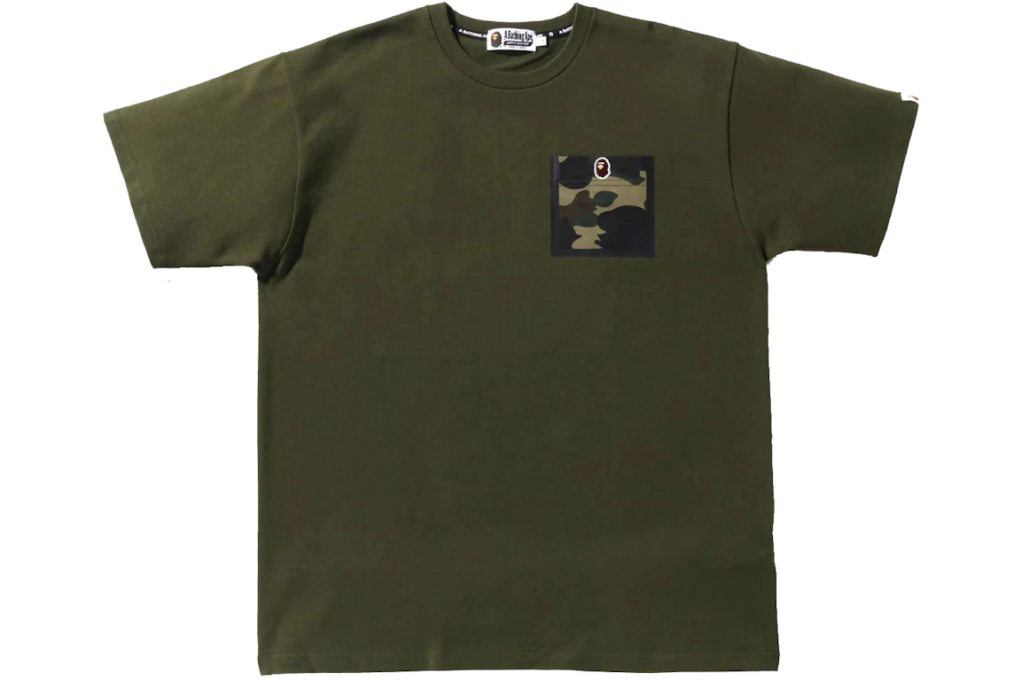 BAPE 1st Camo Pocket Tee (SS22) Olivedrab