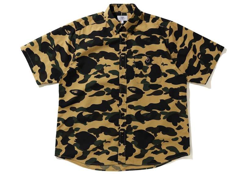 Bape camouflage hot sale shirt