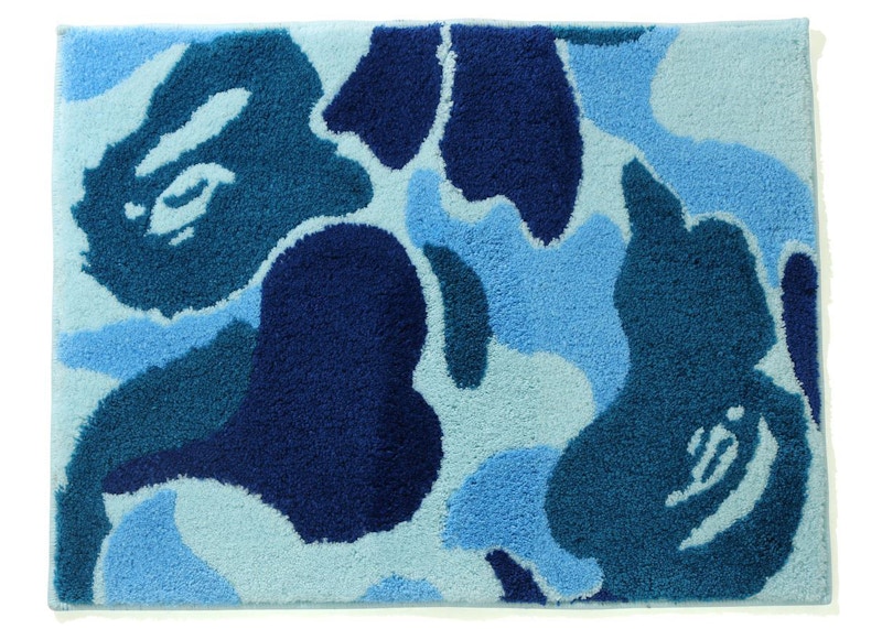 BAPE ABC Camo Rug Mat Blue