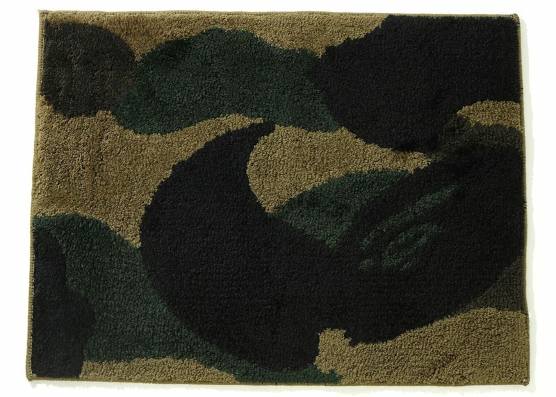 BAPE ABC Camo Rug Mat Green