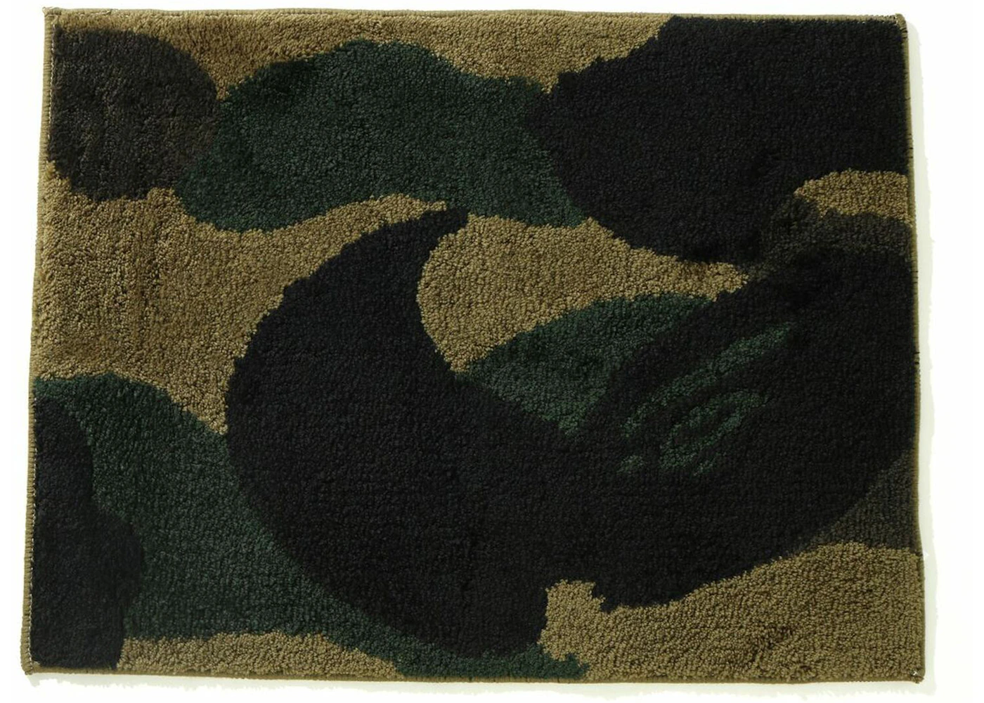 BAPE ABC Camo Rug Mat Green - SS21 - US