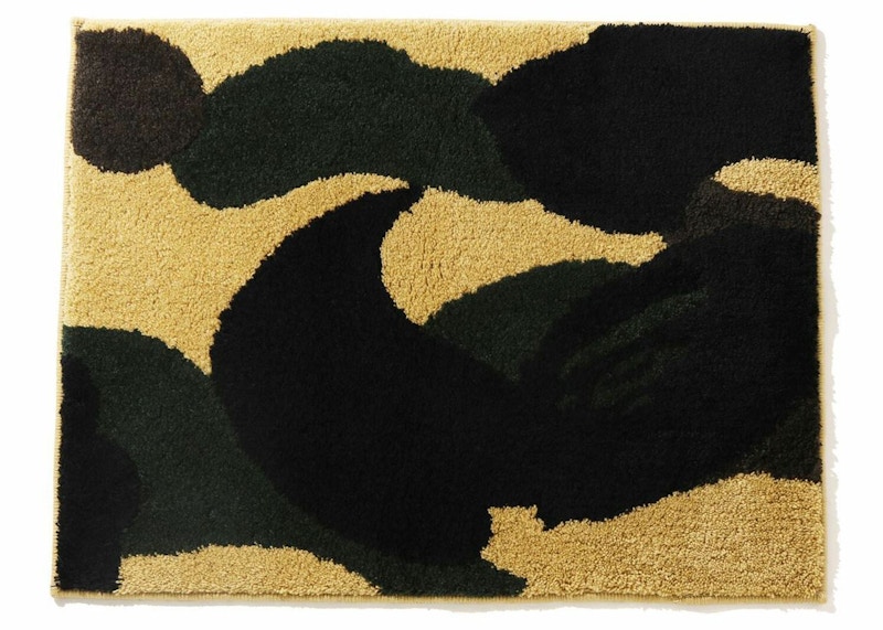 BAPE 1st Camo Rug Mat Yellow - SS21 - JP