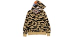 BAPE 1st Camo Shark Full Zip Double Hoodie (SS25) Yellow