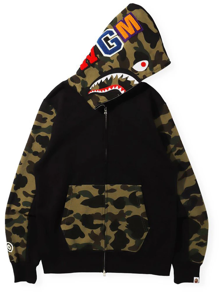 Bape Shark/Camo Hoodie  Bape shark hoodie, Shark hoodie, Bape shark