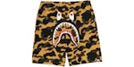 BAPE 1st Camo Shark Regular Fit Sweat Shorts Shorts Yellow