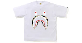 BAPE 1st Camo Shark Relaxed Fit Tee White/Yellow