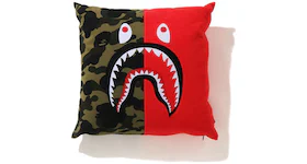 BAPE 1st Camo Shark Square Cushion Red