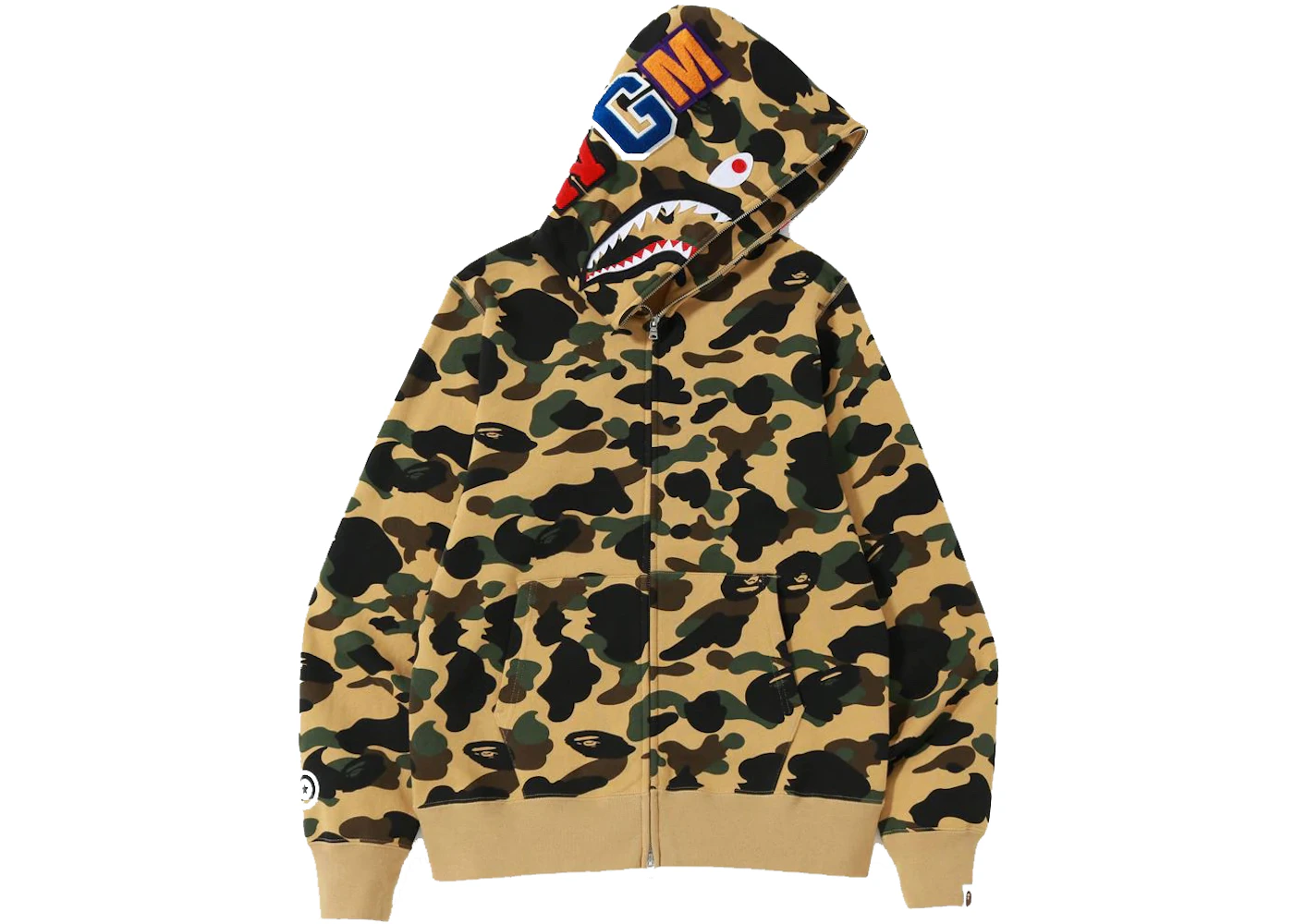 1st Camo Wgm Clothing Bape Buy Blue Camo Shark WGM Bape Hoodie