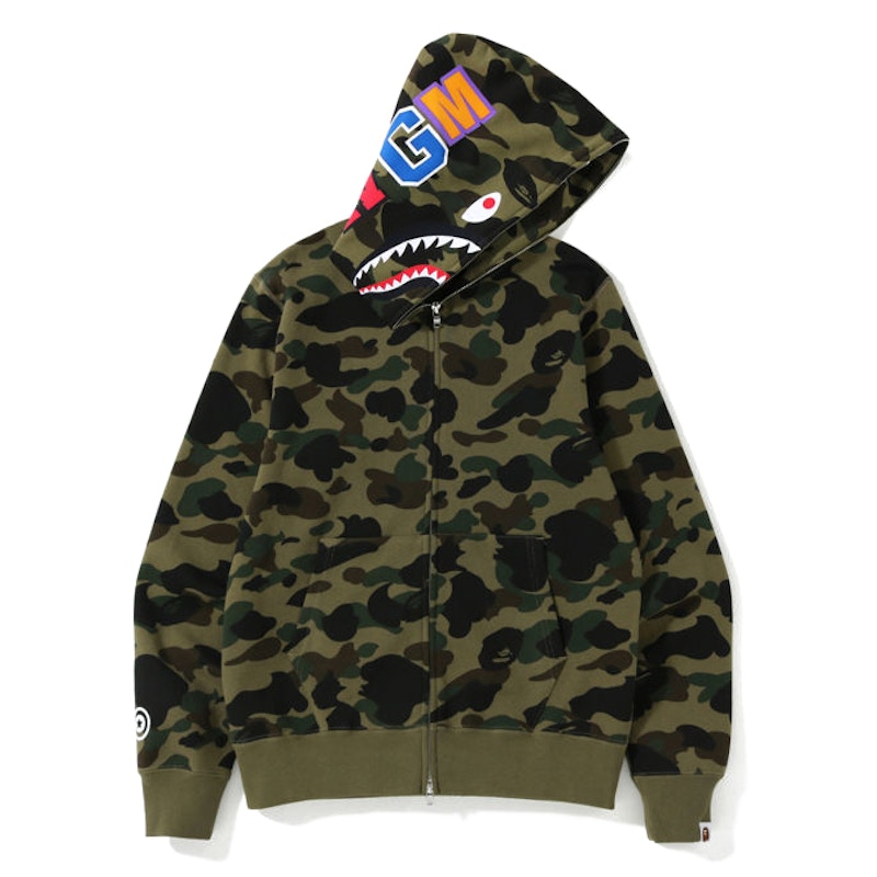 Bape zip sale up jacket