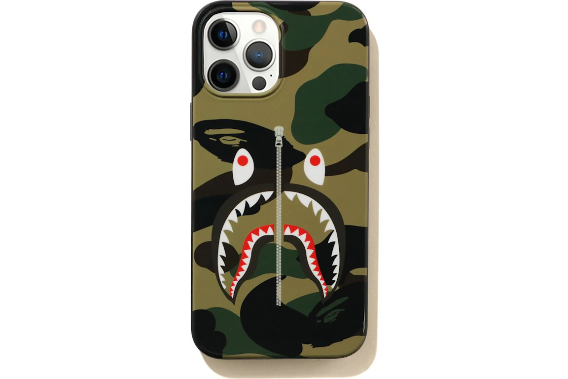 BAPE 1st Camo Shark iPhone Pro Max Case Green