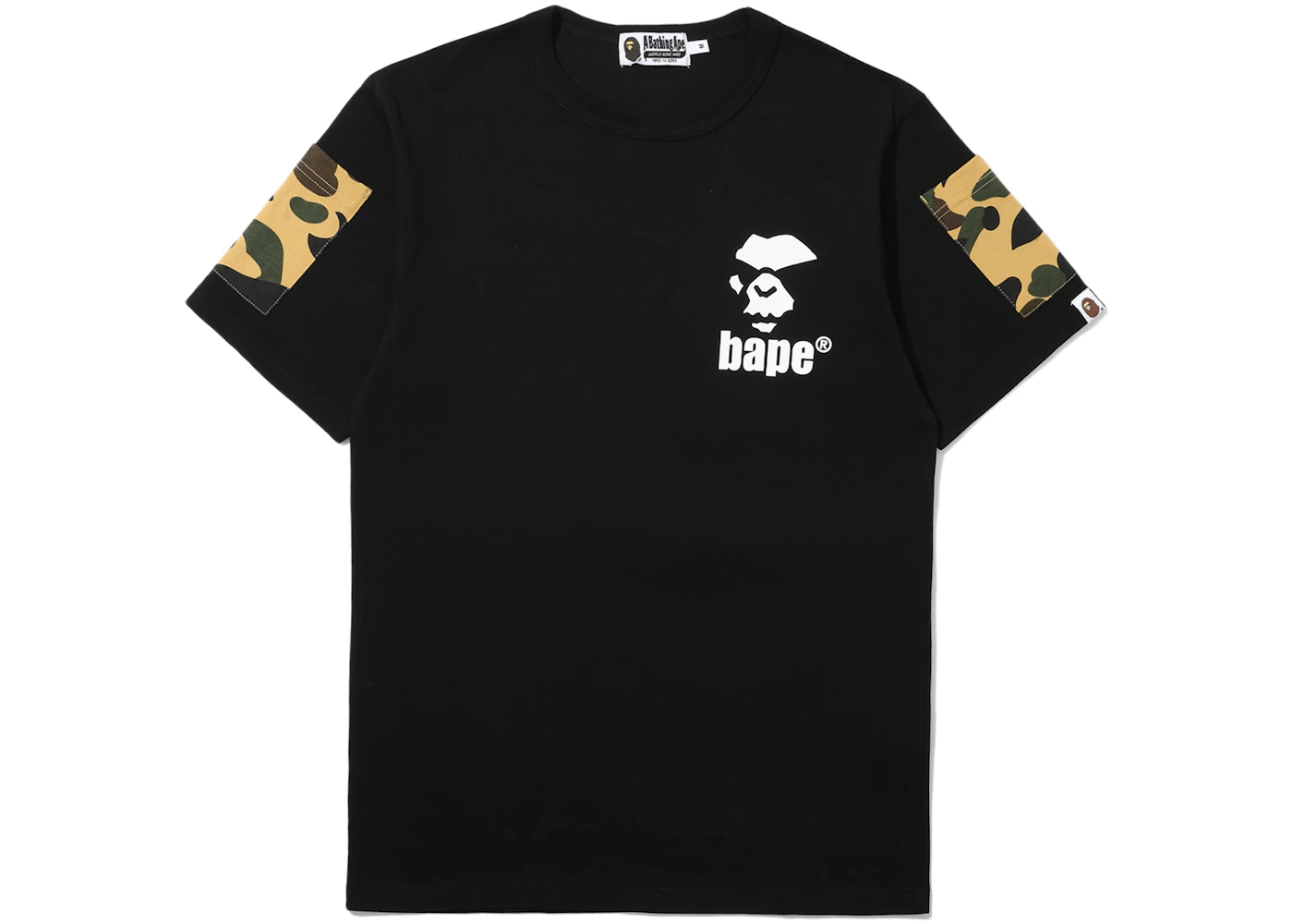 Bape 1st Camo Sleeve Pocket Tee Black Ss19 Bape 1st Camo Sleeve Pocket Tee Black Ss19