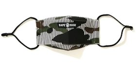 BAPE 1st Camo Stripe Mask Black