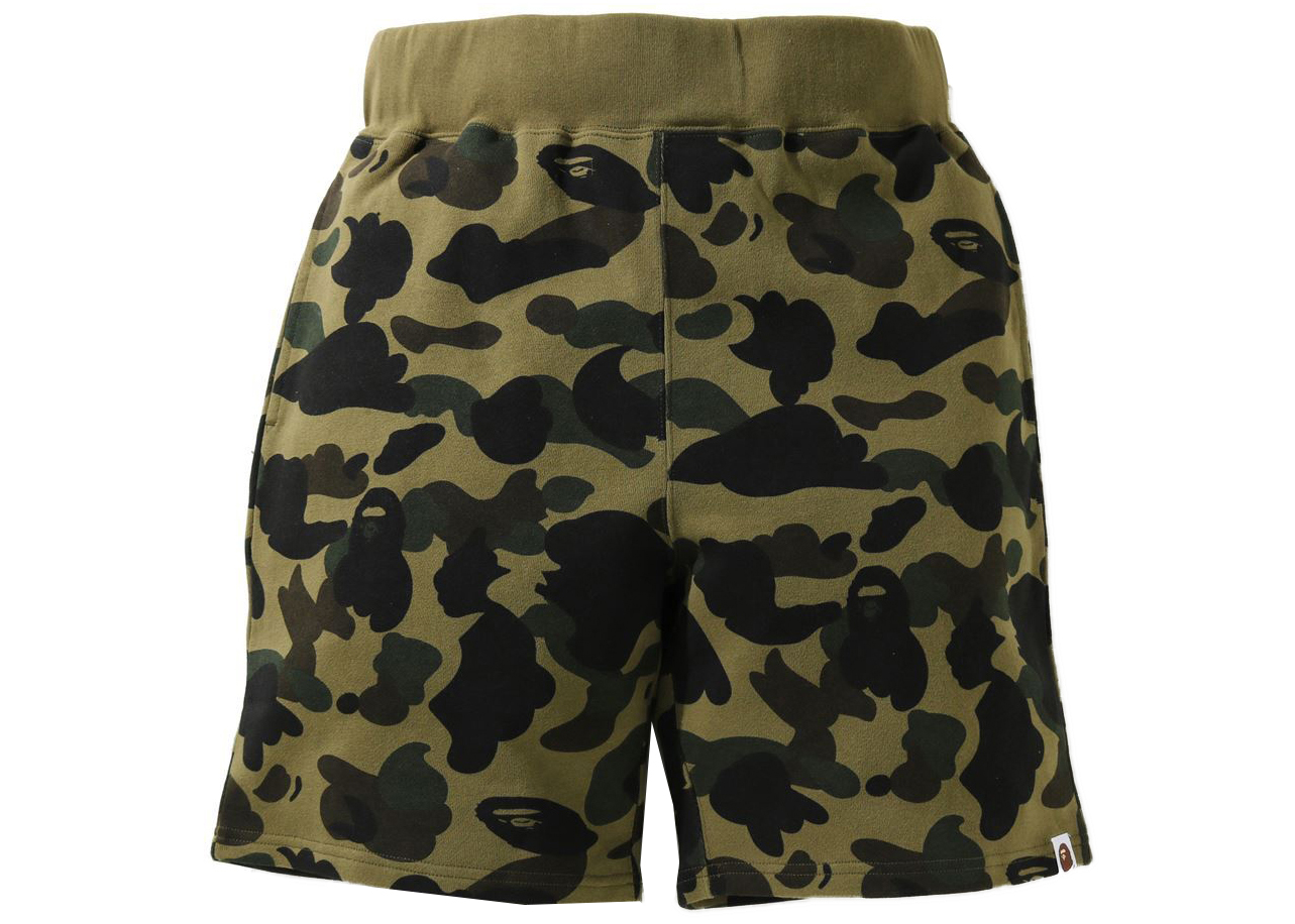 BAPE 1st Camo Sweat Shorts (SS21) Green メンズ - JP