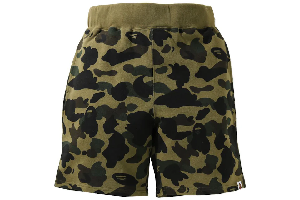 BAPE 1st Camo Sweat Shorts (SS21) Green
