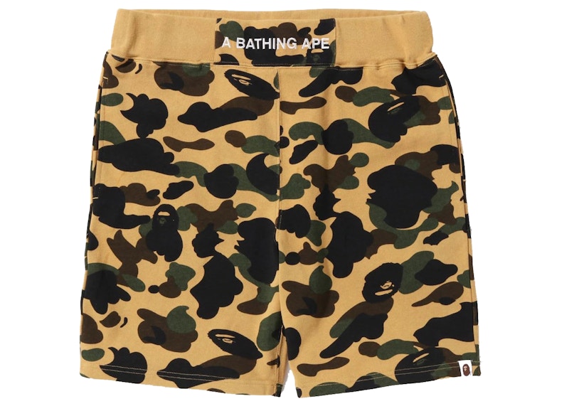 BAPE Color Camo Sweat Shorts (SS22) Red Men's - SS22 - US