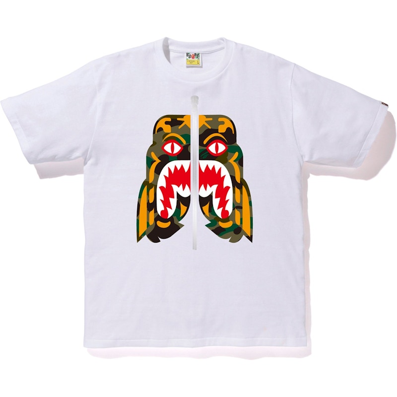 BAPE 1st Camo Tiger LS Tee Green