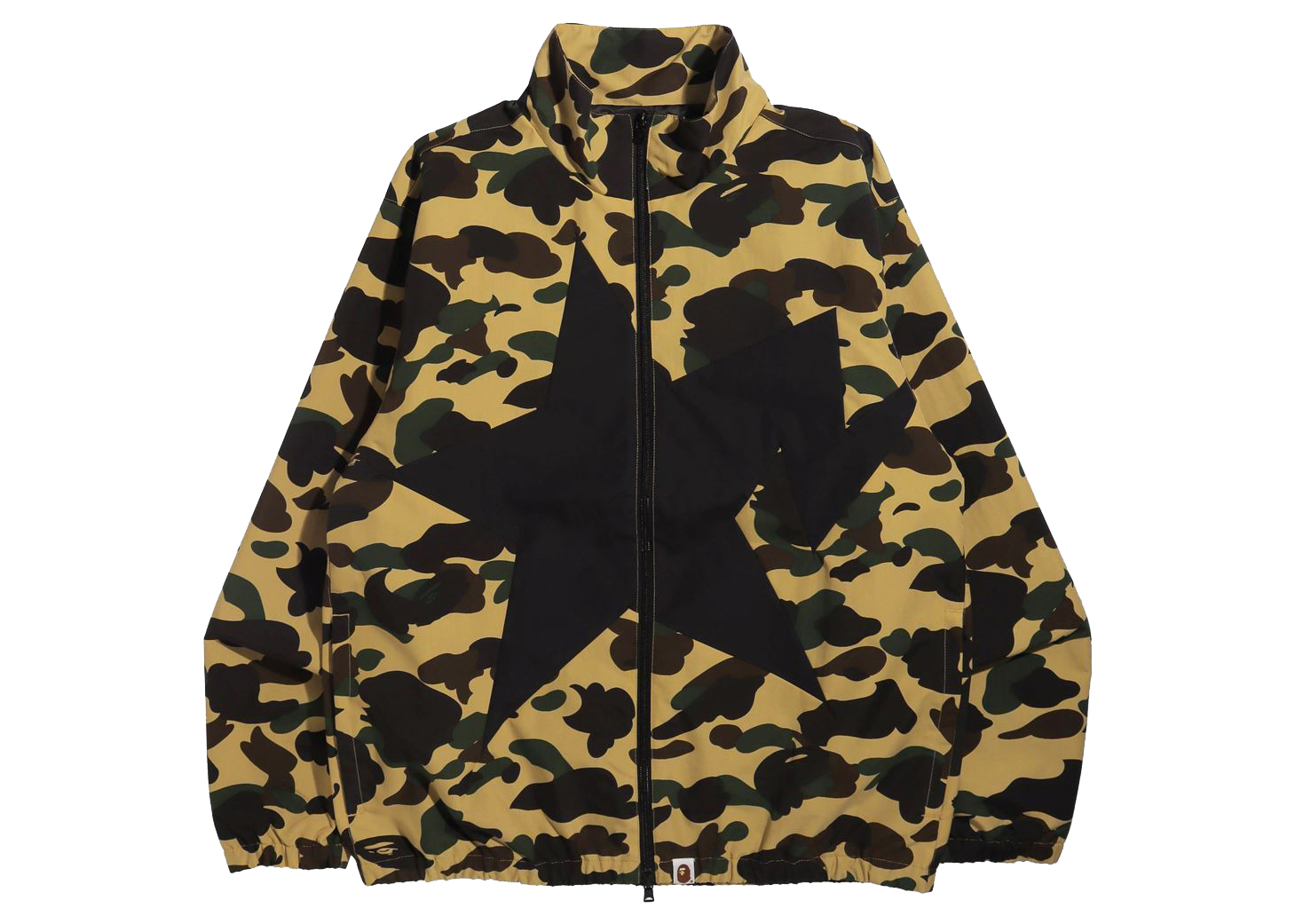 BAPE 1st Camo Track Jacket Yellow Men's - FW21 - US