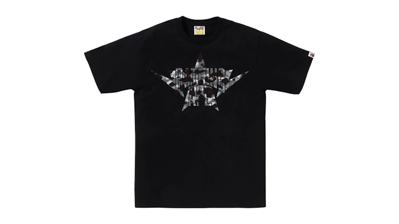 BAPE 1st Camo Twin Sta Nyc Tee Tee Black/Grey 男装- SS25 - CN