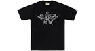 BAPE 1st Camo Twin Sta Nyc Tee Tee Black/Grey