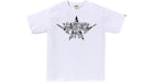 BAPE 1st Camo Twin Sta Nyc Tee Tee White/Grey