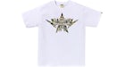 BAPE 1st Camo Twin Sta Nyc Tee Tee White/Yellow