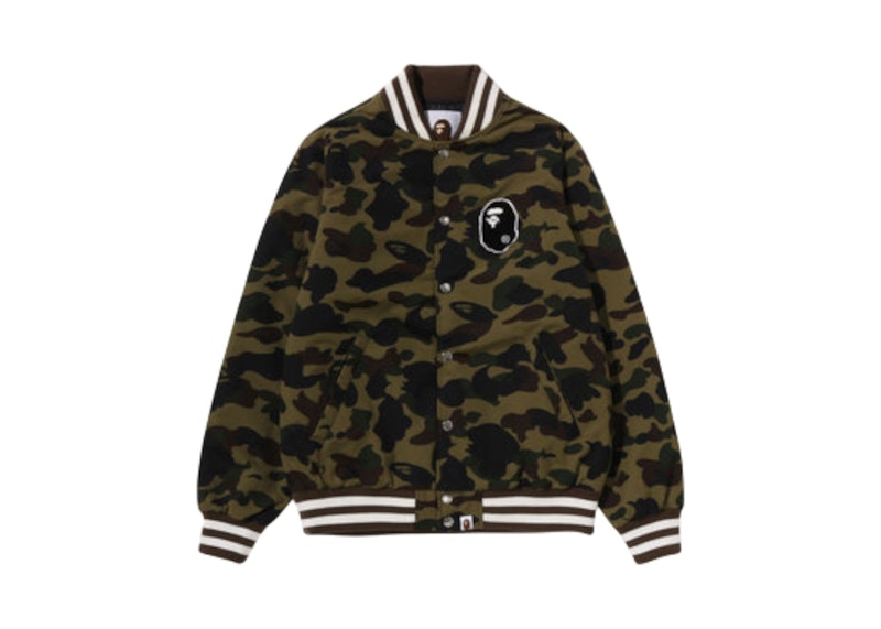ジャケット・アウター ape 25SS LINE CAMO WOOL VARSITY JACKET LINE CAMO MULTI LOGO WOOL VARSITY JACKET MENS – us.bape.com
