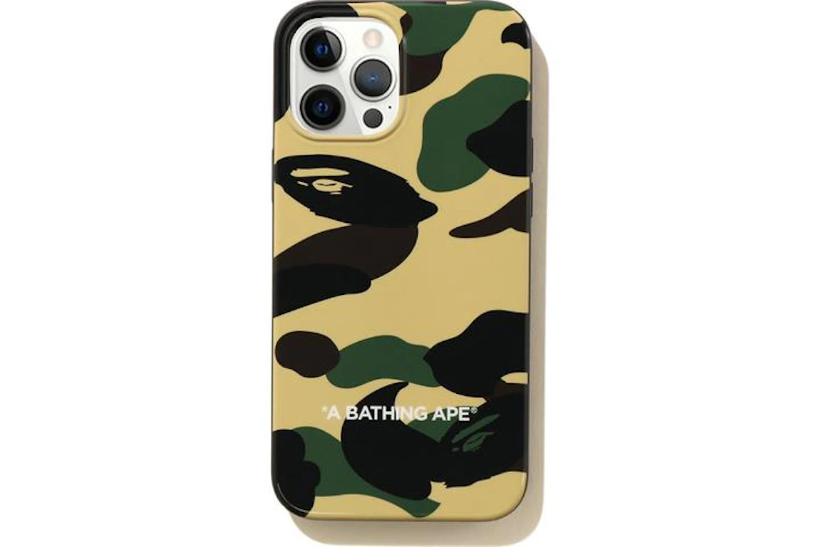 BAPE 1st Camo iPhone 12 Pro Max Case Yellow
